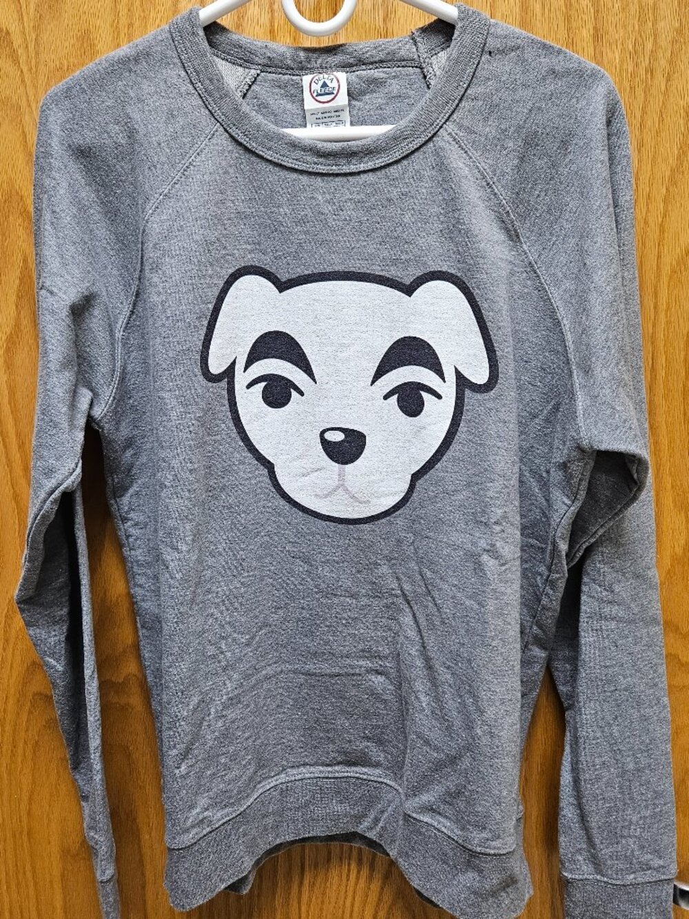 Animal Crossing - KK Slider face long-sleeve sweatshirt - SIZE L